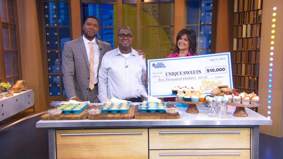 Unifiller's ELF depositor donated to Unique Sweets Bakery on Good Morning America