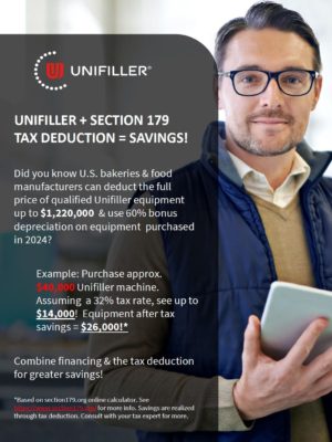 Unifiller + Section 179 Deduction offers Further Savings